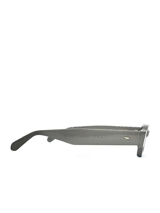 Gast Dear Friday Unisex Sunglasses with Gray Plastic Frame and Brown Lens DF13