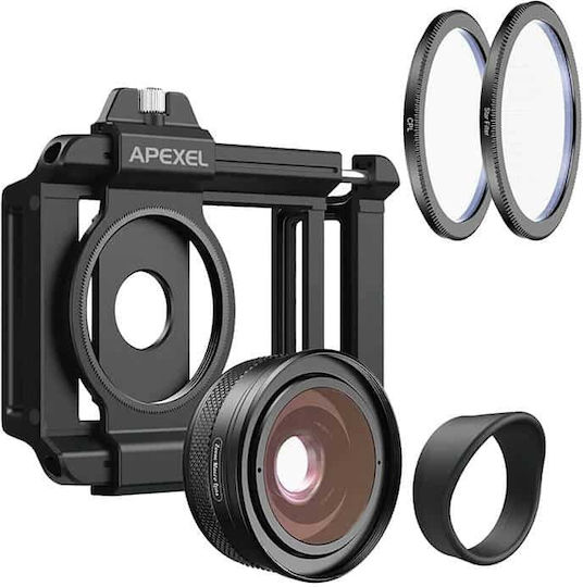 Apexel Super Macro Hd Zoom 10-20x Φακός Κάμερας ​Κινητών Macro / Zoom 10x