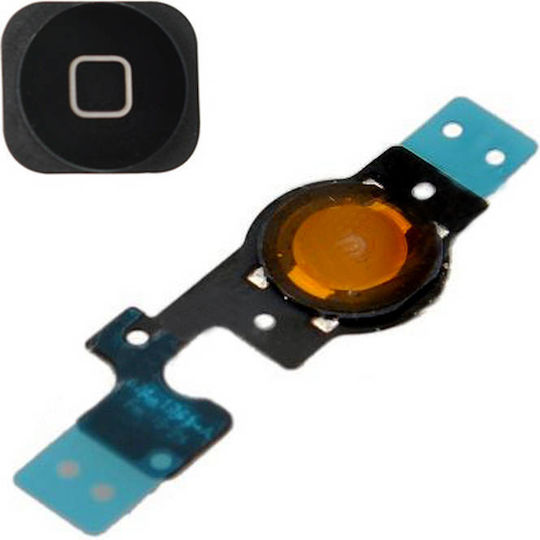 Κεντρικό Πλήκτρο Μαύρο για iPhone 5c