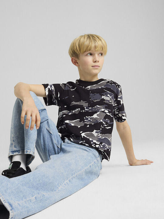 Tricou pentru copii Negru Essentials