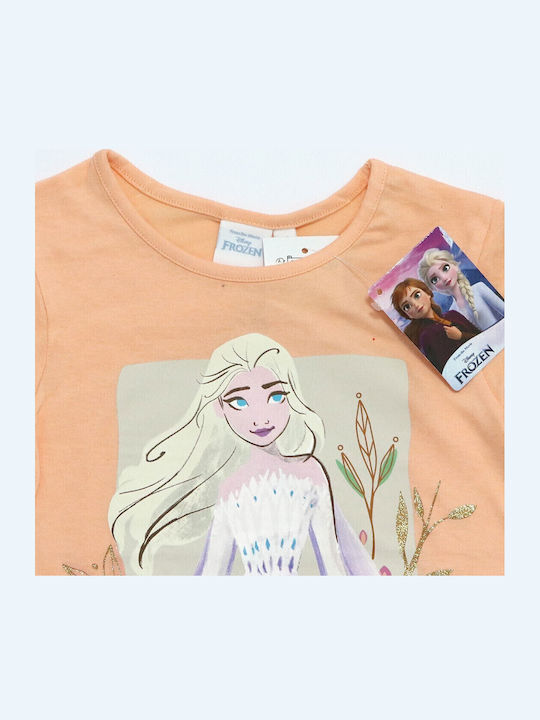 Kids' Shirt Short Sleeve Coral Frozen