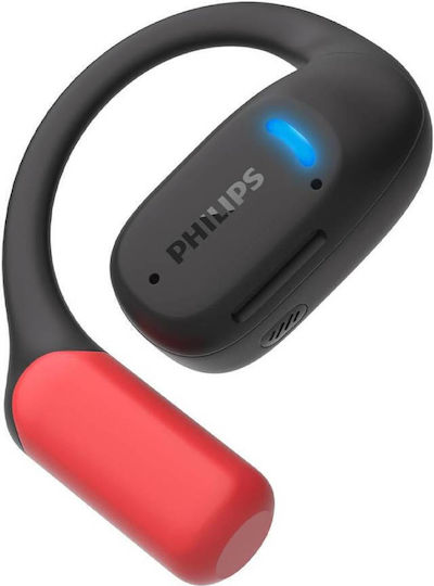 Philips TAA6709 Open Ear Bluetooth Handsfree Ακουστικά με Αντοχή στον Ιδρώτα και Θήκη Φόρτισης Μαύρα