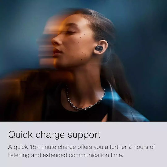 Bowers & Wilkins Pi8 In-ear Bluetooth Handsfree Ακουστικά με Αντοχή στον Ιδρώτα και Θήκη Φόρτισης Midnight Blue