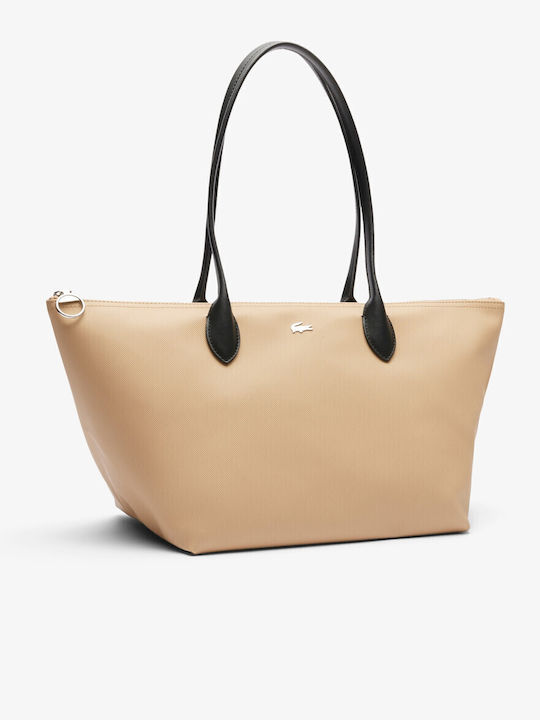 Women's Bag Shopper Shoulder Beige