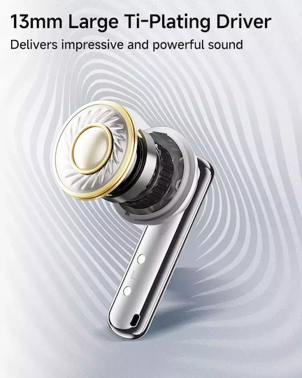 QCY Ailypods Clear In-ear Bluetooth Handsfree Earphones with Charging Case White