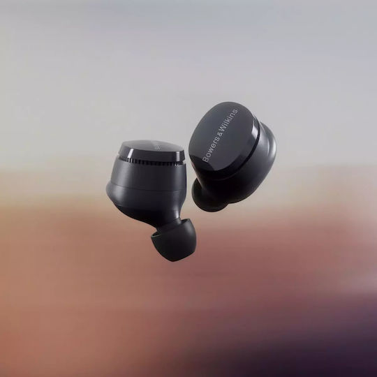 Bowers & Wilkins Pi6 In-Ear Bluetooth-Freisprecheinrichtung Kopfhörer mit Schweißresistenz und Ladeetui Storm Grey