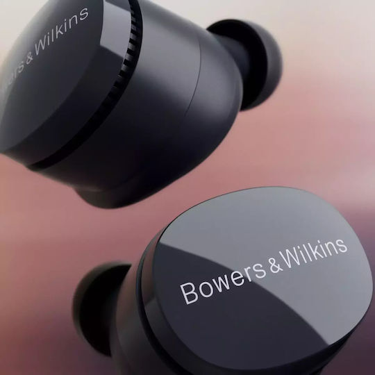 Bowers & Wilkins Pi6 In-Ear Bluetooth-Freisprecheinrichtung Kopfhörer mit Schweißresistenz und Ladeetui Storm Grey