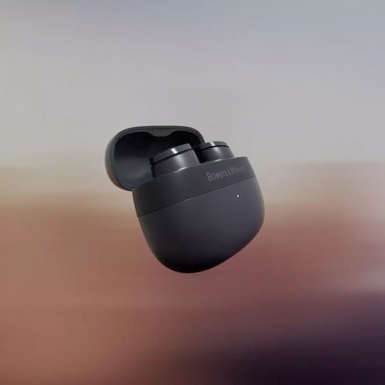 Bowers & Wilkins Pi6 In-Ear Bluetooth-Freisprecheinrichtung Kopfhörer mit Schweißresistenz und Ladeetui Storm Grey