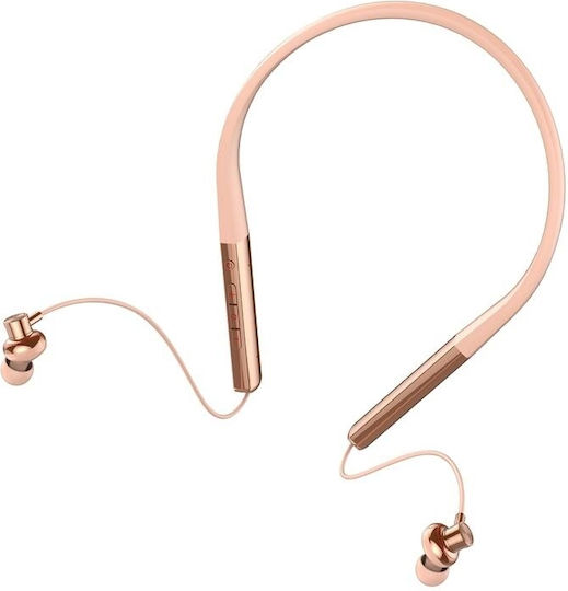 Ldnio N01 In-ear Bluetooth Handsfree Ακουστικά Ροζ Χρυσό