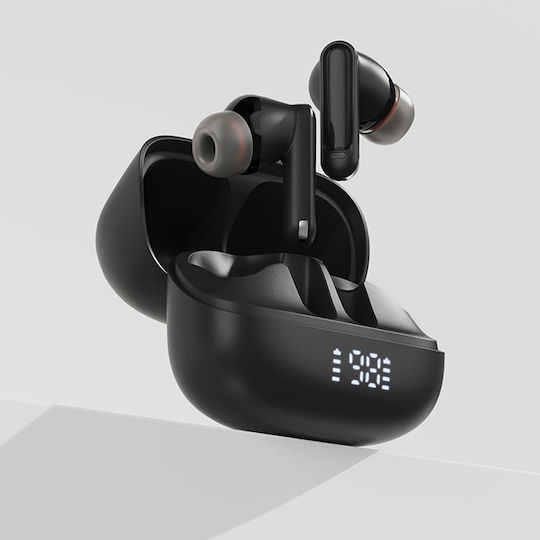 Acefast W1 In-Ear Bluetooth-Freisprecheinrichtung Kopfhörer mit Schweißresistenz und Ladeetui Schwarz