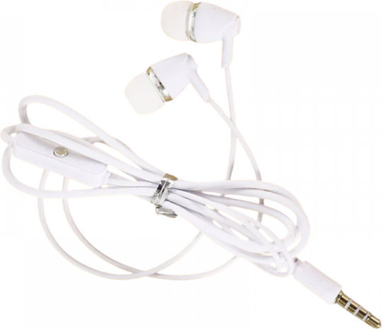 EV190 In-ear Handsfree Headphones with Connector 3.5mm White