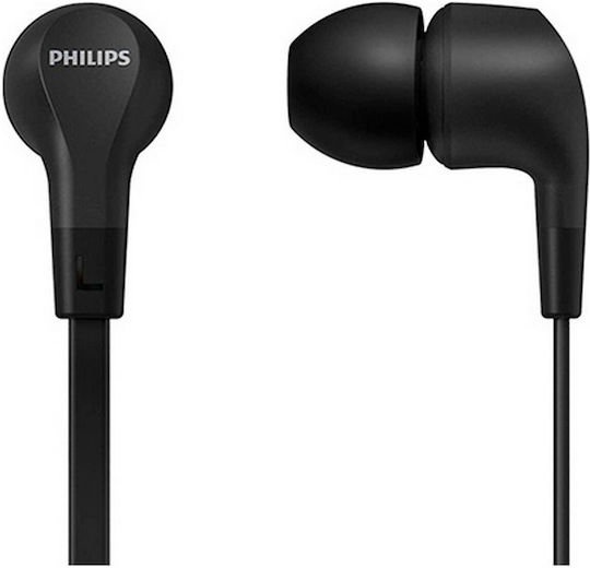 Philips TAE1105 TAE1105BK/00 In-ear Handsfree Ακουστικά με Βύσμα 3.5mm Μαύρο
