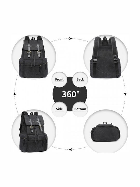 Miss Lulu Backpack Μαύρο