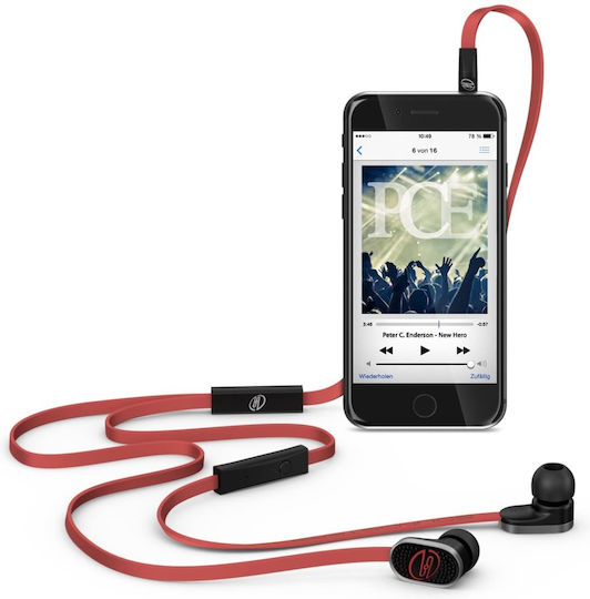 DeleyCON Soundsters S9 Безжични Стерео с жак 3.5mm Червен