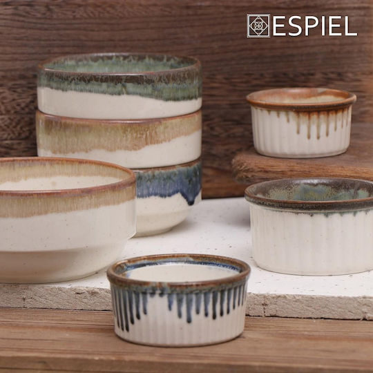 Espiel Essentials Serving Bowl Round made of Porcelain with Diameter 10cm