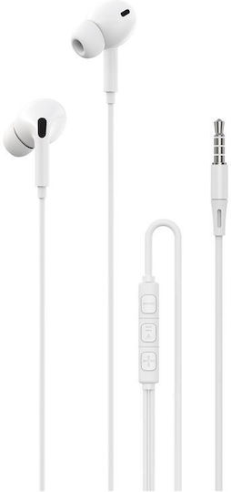 Devia Kintone A2 In-Ear Freisprecheinrichtung Kopfhörer mit Stecker 3.5mm Weiß
