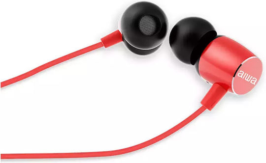 Aiwa ESTM-30RD In-Ear Freisprecheinrichtung Kopfhörer mit 3,5mm Stecker Rotes