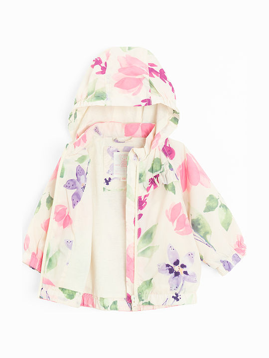 Kinder Freizeitjacke mit Kapuze White