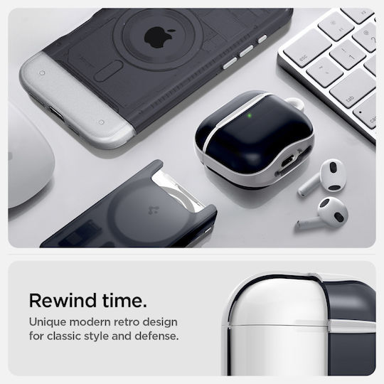 Spigen Classic Hülle Silikon in Gray Farbe für Apple AirPods 4