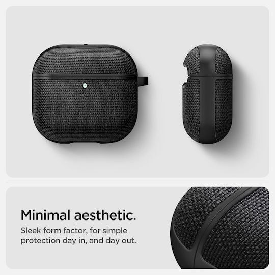 Spigen Urban Fit Case Silicone in Black color for Apple AirPods 4