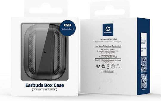 Dux Ducis Case Silicone with Hook in Gray color for Apple AirPods Pro 2