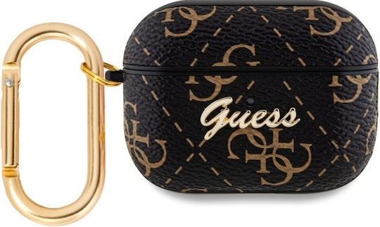 Hülle Apple AirPods Pro 2 Guess Cover Hook Guap2pg4gpk Schwarz 3666339310608