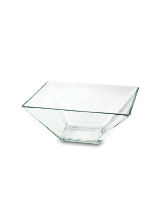 Μπολ Τετράγωνο Κωνικό Γυάλινο 25x25xh10,5cm 1850ml «modi» 14000331 Borgonovo 01.44055 00003681