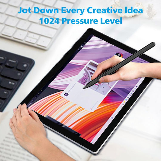 Techsuit F97 Ψηφιακή Γραφίδα Αφής με Palm Rejection για Microsoft Surface σε Μαύρο χρώμα