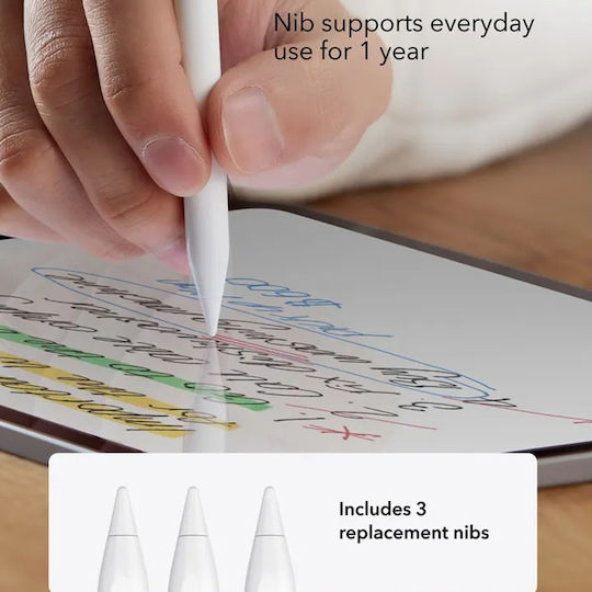 ESR Stylus Pen Digital mit Palm Rejection für iPad in Weiß Farbe