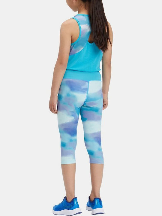 Kids Legging Capri Turquoise Kerassa