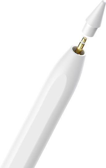 Baseus Smooth Writing Series Active Version Γραφίδα Αφής με Palm Rejection για iPad σε Λευκό χρώμα P80015806211-03