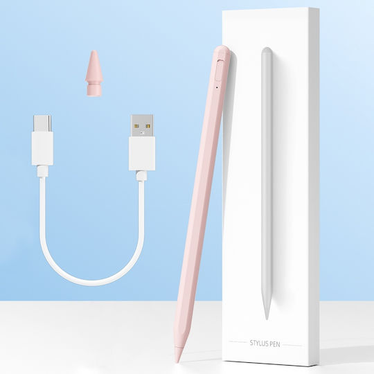 Techsuit Ac10sh Стилус Пен с Palm Rejection за iPad в Розов цвят