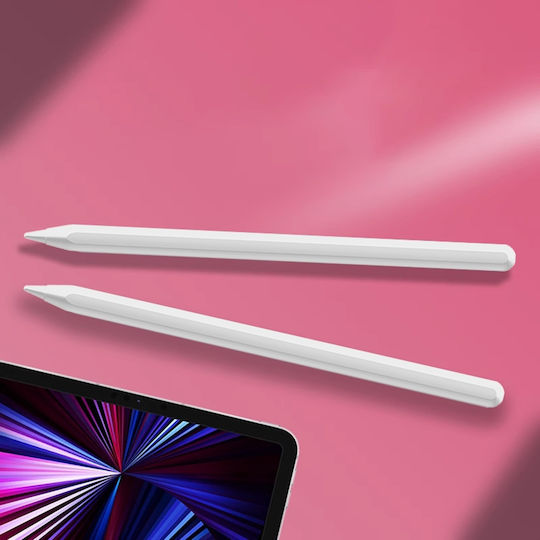 Techsuit AC20-Pro Стилус Пен с Palm Rejection за iPad в Бял цвят