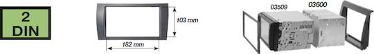 Phonocar Mounting Plate Frames 1 Din Universal