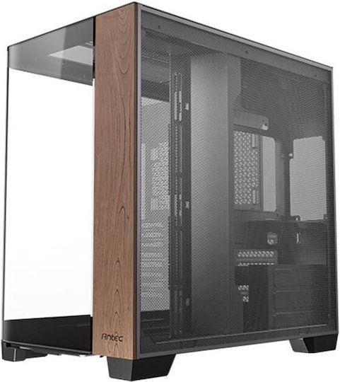 Antec C8 Геймърско Пълна Кула Компютърна Кутия със Страничен Прозорец Черна