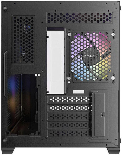 Antec CX600M ARGB Gaming Mini Tower Κουτί Υπολογιστή με Πλαϊνό Παράθυρο Μαύρο