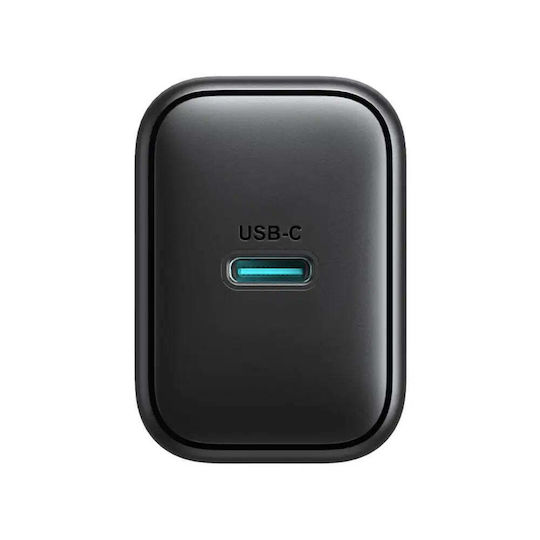 Joyroom Charger with USB-C Port and Cable USB-C - USB-C 25W Power Delivery Blacks (JR-TCF23)