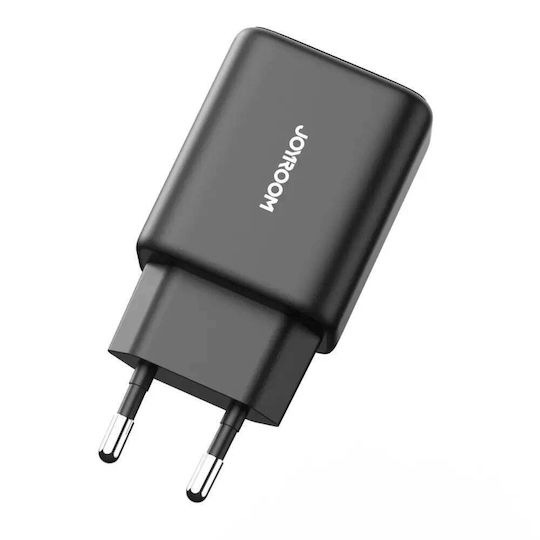 Joyroom Charger Without Cable with USB-C Port 25W Power Delivery Blacks (JR-TCF23)