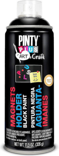 Pinty Plus Hold-Magnets Spray Κιμωλίας Μαύρο 400ml