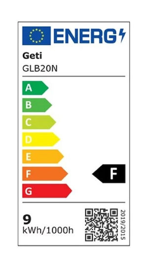 Geti Smart Lampe LED 9W für Fassung E27 und Form A60 Naturweiß
