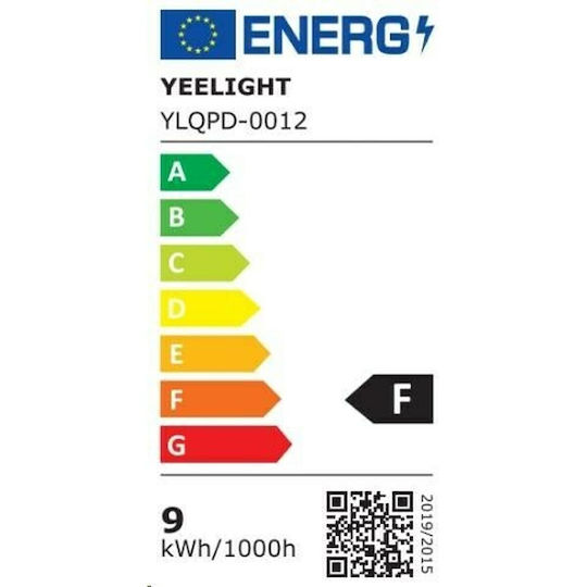 Yeelight Smart Λάμπες LED 9W για Ντουί E27 Θερμό Λευκό 806lm Dimmable 4τμχ