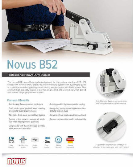 Novus Desktop Stapler