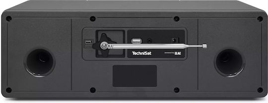 Technisat DigitRadio 4 IR Επιτραπέζιο Ραδιόφωνο Ρεύματος DAB+ με Bluetooth και USB Μαύρο