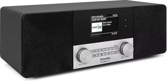 Technisat DigitRadio 4 IR Επιτραπέζιο Ραδιόφωνο Ρεύματος DAB+ με Bluetooth και USB Μαύρο