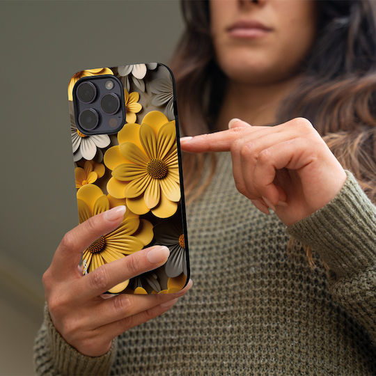 Θήκη Sonique 3d Flower Series Realme Note 60 4g Κίτρινο