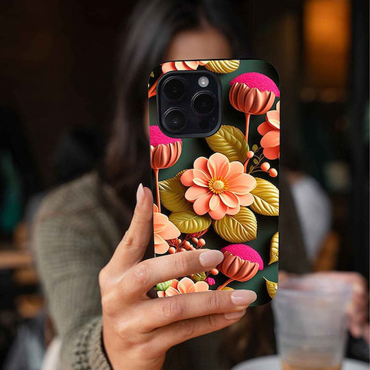 Sonique 3D Flower Series Case for Realme C61 4G Realme C63 4G Salmon