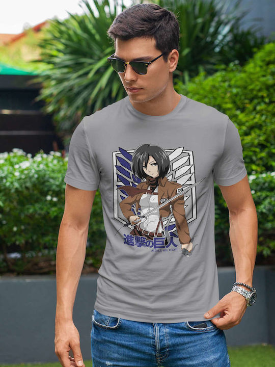 Attack on Titan Anime-Charakter T-Shirt