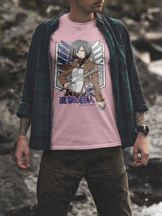 Tricou cu personaj din anime-ul Attack On Titan