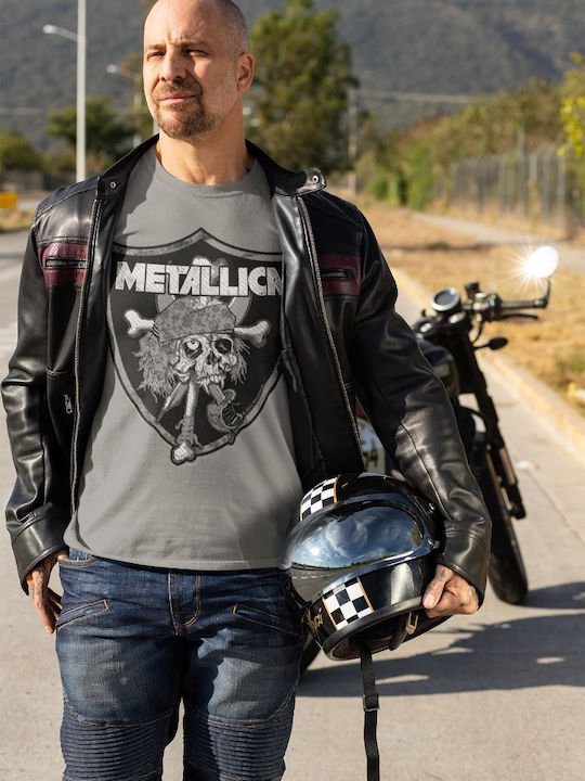 Tricou Metallica cu emblema craniu