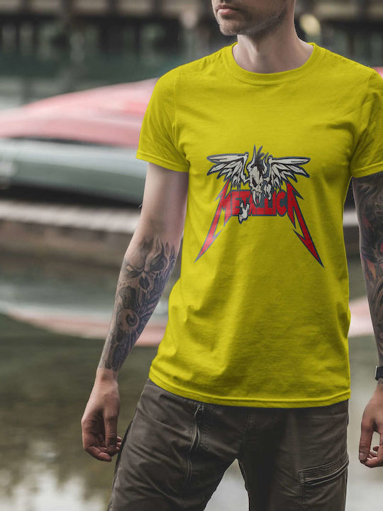Metallica Skull Wings Logo Tshirt